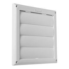 Louvered Vent Cap - White - 3"