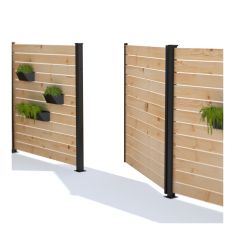 Ensemble de cadrage de porte, 72", noir, 2/pqt