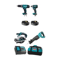 Ensemble de 4 outils 18V (3,0 Ah) LXT