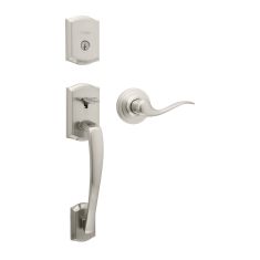 Prescott/Toluca Latch Handles, Satin Nickel