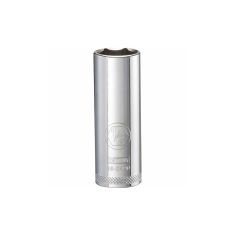 Douille 1/2", 6 pans, longue, à prise 1/4"