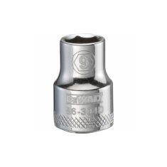 Douille 9 mm, 6 pans, à prise 3/8"