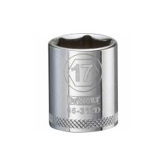 Douille 17 mm, 6 pans, à prise 3/8"