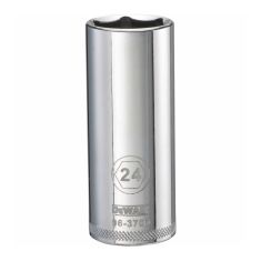 Douille 24 mm, 6 pans, longue, à prise 1/2"