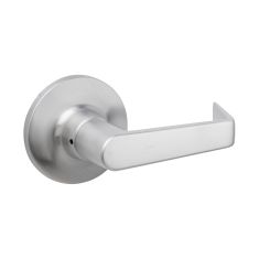 Hallway Door Lever - Adjustable Latch - Brushed Chrome