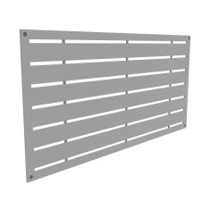 Panneau décoratif en vinyle Boardwalk, Gris, 2' x 4'