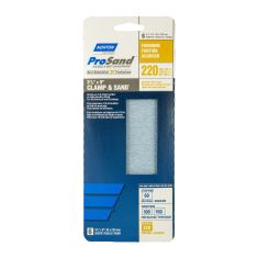 ProSand Clamp & Sand 1/3 Shets - 3-2/3" x 9" - Grit 220 - 6/Pkg