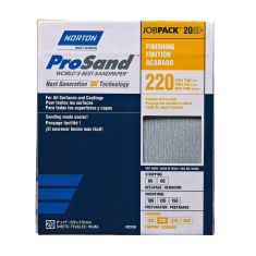 Sanding Paper - ProSand - Finishing 220 - 11" x 9" - 20/Pkg