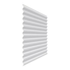 Trusscore RibCore PVC Corrugated Panel - White - 38" x 20' 4"