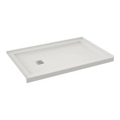 Shower Base - B3Square - 59 7/8" x 35 7/8" -  Left Drain - White