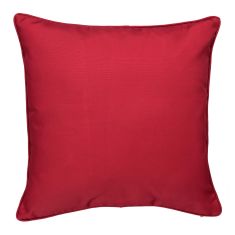 Coussin d'extérieur, rouge, 18" x 18"