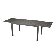 Table de salle à manger, rectangulaire, extensible, noir, 88" x 35" x 29"