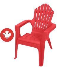Chaise Adirondack Kiddie, rouge