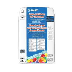 Ciment-colle, Pro, carreaux lourd, gris, 50 lb