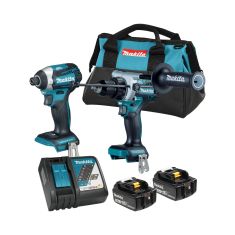 Ensemble de perceuse et tournevis à chocs, 18 V
