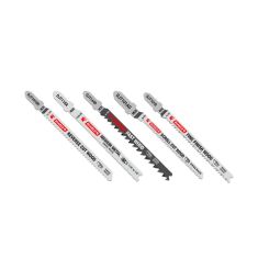 Ensemble de lames de scie sauteuse en acier dur et en acier rapide haute teneur en carbone, 5 mcx