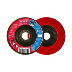 Disque à lamelles pour meuler et polir le métal, gr. 80, 4 1/2"