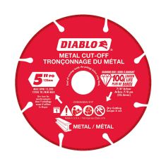 Meule à diamant pour tronçonner le métal, 5"