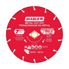 Meule à diamant pour tronçonner le métal, 7"