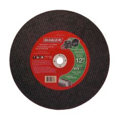 Meule à tronçonner pour maçonnerie, 12" x 1/8" x 20 mm