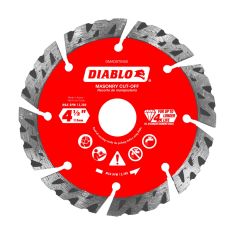 Disque à tronçonner à segments diamantés Turbo, pour maçonnerie, 4 1/2"