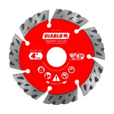 Disque à tronçonner à segments diamantés Turbo, pour maçonnerie, 4"