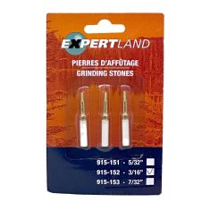 Pierre d'affûtage, 3/16", 3/pqt