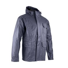 Veste de pluie, Orage, Gamme «PRO», en semi-PU imperméable, grandeur 6/XX-grand, marine