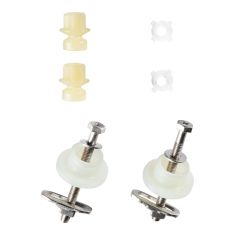 Ensemble de fixations pour toilette à jupe