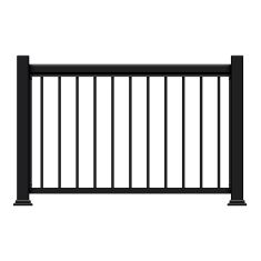 Modular Handrail - Legacy - Black - 42" x 72"