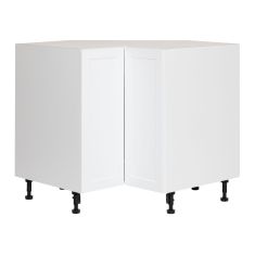 Caisson inférieur de coin 2 portes, Shaker, blanc, 36" x 34 3/4" x 24"