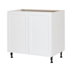 Caisson inférieur 2 portes, Shaker, blanc, 36" x 34 3/4" x 24"