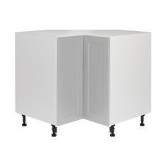 Caisson inférieur de coin 2 portes, Shaker, gris, 36" x 34 3/4" x 24"