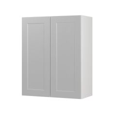 Caisson supérieur 2 portes, Shaker, gris, 24" x 30" x 12 1/2"