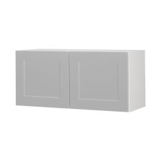 Caisson supérieur de frigo 2 portes, Shaker, gris, 30" x 14" x 12 1/2"