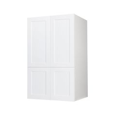 Garde-manger 4 portes, Shaker, blanc, 24" x 49 1/4" x 24"