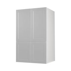 Garde-manger 4 portes, Shaker, gris, 24" x 49 1/4" x 24"