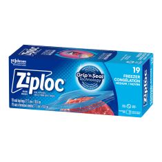 Ziploc Grip'n Seal Freezer Bag – Medium - 19/pkg