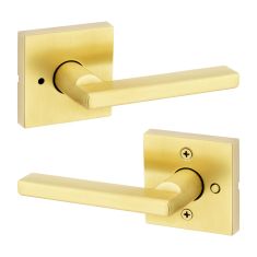 Lever For Private Door - Halifax - Satin Brass