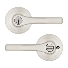 Lever For Entrance Door - Henley - Satin Nickel