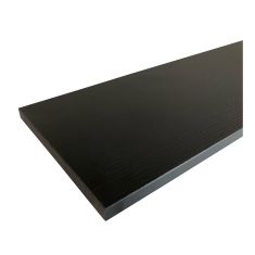 Melamine Shelf - Black - 10" x 48"