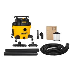 Aspirateur sec/humide, polyéthylène, 5 ch, 9 gal