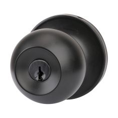 Entrance Door Knob - Hudson - Matte Black