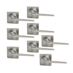 Lever Set For Passage Doors - Windsor - Satin Nickel - 8/pkg