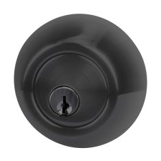 Round Deadbolt - Matte Black