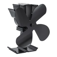 Stove Fan Heat Powered - Black - 150 CFM