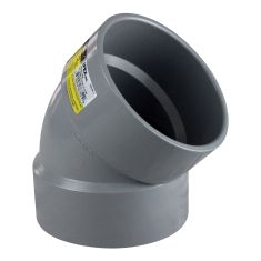 Elbow Hub 45° - RadonX - PVC - SGV - 4"