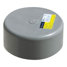 Cap Hub - RadonX - PVC - SGV - 4"