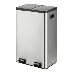 Step Bin - Stainless Steel - 2 x 20 l