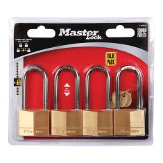 Bass Padlock - Long Shackle - 2" - 4/pkg